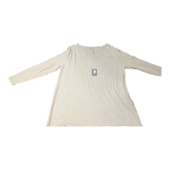 Terra & Sky Tunic Length Top Comfort Soft Long Sleeve Women’s 14 W NWOT - Picture 3 of 7